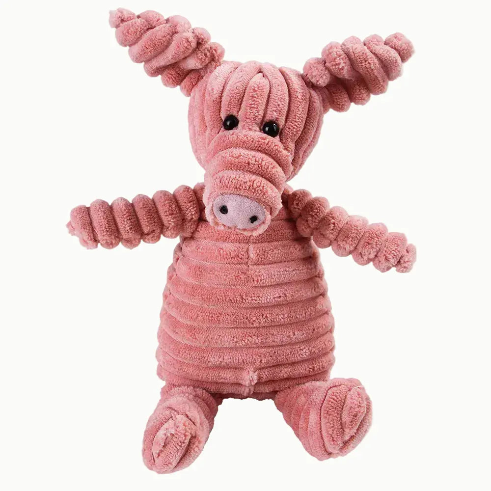 jouet peluches résistantes pour chien cochon