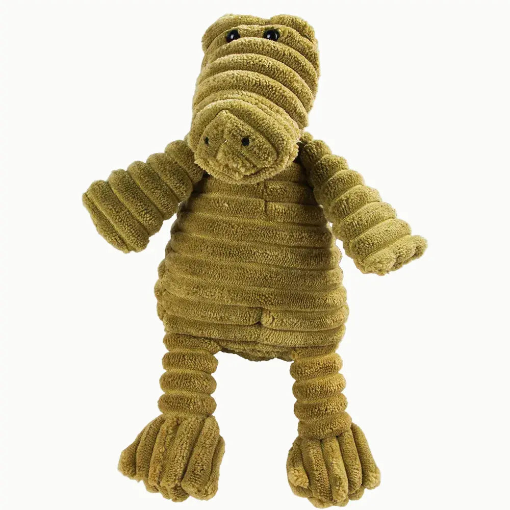 jouet peluches résistantes pour chien crocodile