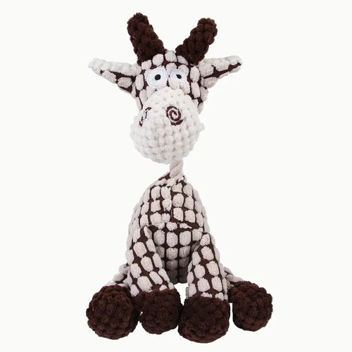 jouet peluches résistantes pour chien girafe